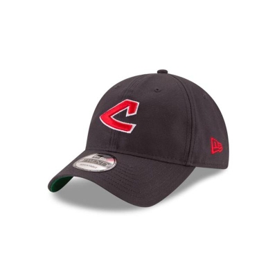 Cleveland Indians Gorra | New Era MLB Waxed Cooperstown 9twenty Adjustable Cap Mexico - Azules